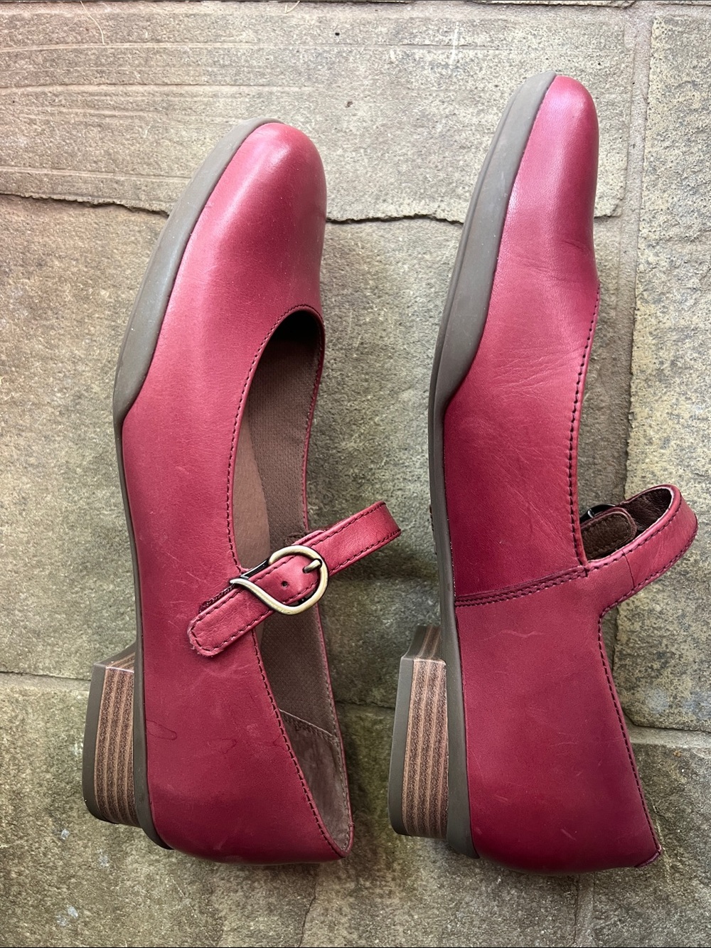 Dansko Kaelyn Mary Jane leather flats Sz 40 - Picture 6 of 7